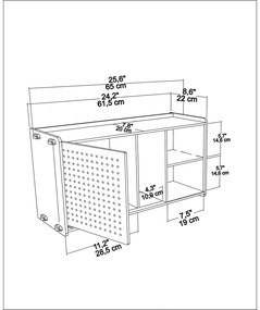 Natúr színű fali könyvespolc tölgyfa dekorral 65x30 cm Sima – Kalune Design