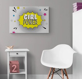 Kép pop art felirattal - GIRL POWER