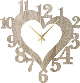 Falióra Dekoratív Valentin napra Évfordulók Ajándék Szív 45 cm