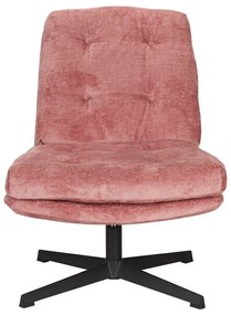 Rózsaszín forgó fotel Kai – White Label