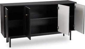 Komoda MARLEN 155 cm Czarna