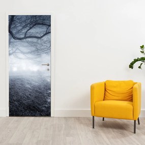 Fotótapéta ajtóra - Út a ködben (95x205cm)