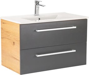 Vario Clam 80 Fürdőszoba alsó szekrény mosdóval