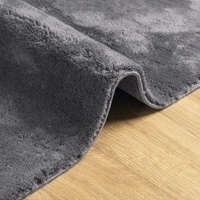 HUARTE antracit rövid szálú puha és mosható szőnyeg 240x240 cm
