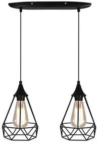 Csillár zsinóron GRAF 2xE27/60W/230V