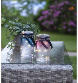 Tint Lantern Blue kültéri napelemes lámpás, magasság 15 cm - Star Trading