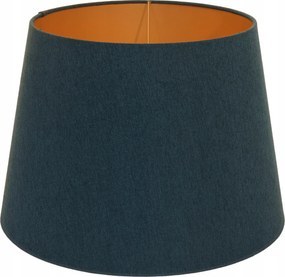 Lámpabúra E27 Kék-Sötét Türkiz+Arany 34x44 H29 Avola