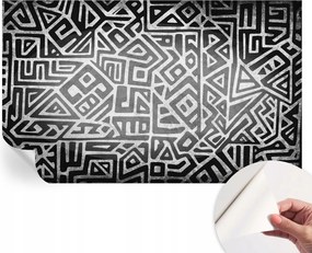 Prémium öntapadós fali fotótapéta Geometrikus labirintus 416x254 cm