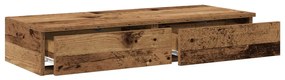Ágyneműtartók Régi Fa 80x36,5x16,5 cm Műanyagtartalmú Fa