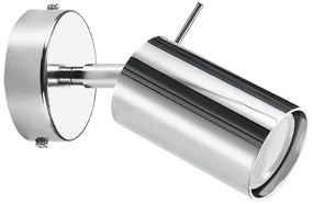 Etna ezüstszínű falilámpa - Sollux