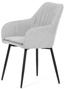 Szürke Sima Szövet Étkezőszék. DCL-221 SIL2