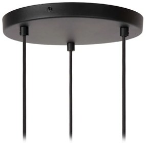 Lucide 45409/13/30 - Csillár zsinóron MAYA 3xE27/40W/230V fekete