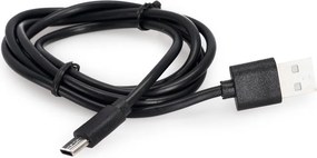 Fekete fém LED dimmelhető asztali lámpa műanyag búrával (magasság 16 cm) Cardamom – Bizzotto