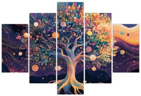 Kép – Lila fa tele energiával (150x105 cm)