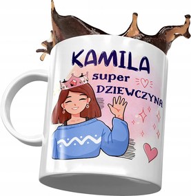 Bögre Kamilla Lányok Gyereknapra Ajándék Nyomtatott Fotóval