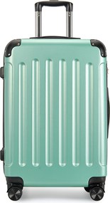 BONTOUR vertical 4 kerekes nagy borönd 76x50,5x29,5cm, púderzöld