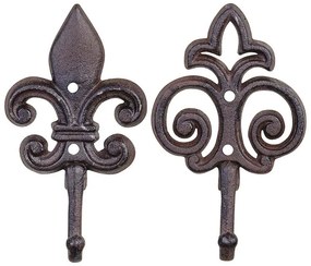 Öntöttvas akasztó, 20 cm, B