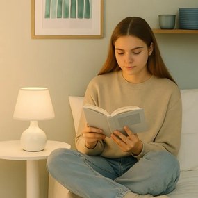 Rabalux 74076 - Asztali lámpa INGRID 1xE14/40W/230V bézs