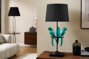 PARROT design asztali lámpa - 75cm - türkiz