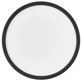 LED Mennyezeti lámpa FLORI LED/18W/230V 4000K fekete átm. 29 cm