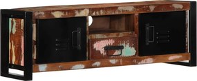 vidaXL TV szekrény 100x30x35 cm tömörfa, újrahasznosított fa