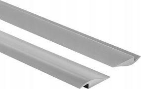 Rugalmas Pvc burkolóprofil csempékhez, szőnyegekhez, szürke 100 cm