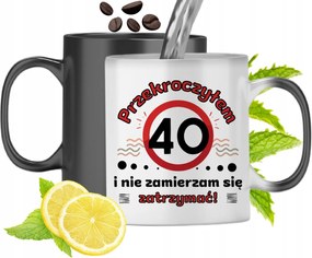 Mágikus Bögre Születésnapra 40-ES Színváltós, fényképes nyomattal