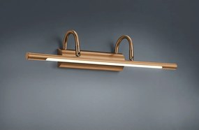 Sárgaréz színű LED fali lámpa Cuadro – Trio