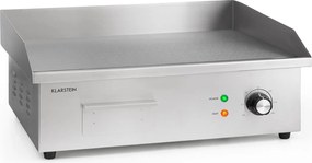 Klarstein Grillmeile 3000G, elektromos grill, 3000 W, grill lap, 54,5 x 35 cm, sima