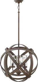 Hinkley Lighting CARSON HK-CARSON-3P Függőlámpa 3x40W/E14 IP44