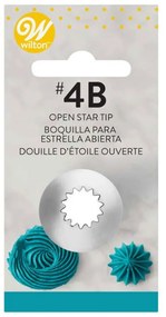 Wilton Decorating Tip 4B Open Star Carded