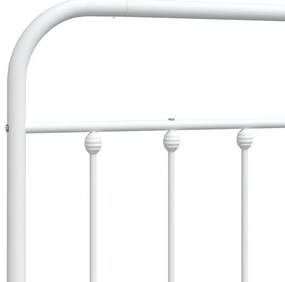 fehér fém fejtámla 90 cm