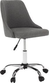 Irodai szék, szürke/króm, EDIZ