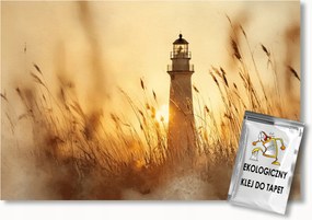 Fotótapéta Flizelina Tájkép Világítótorony Naplemente 200x140 ragasztó