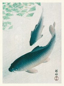 Reprodukció Two Carp Fish, Ohara Koson