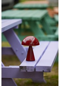 Piros LED dimmelhető asztali lámpa (magasság 20 cm) Mush – Hübsch