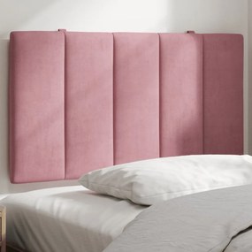 rózsaszín bársony fejtámla párna 80 cm