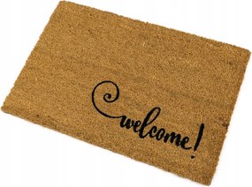 Lábtörlő Cipőszőnyeg Welcome Barna 60x40cm