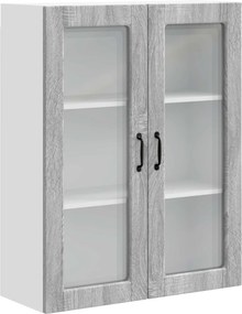 vidaXL Konyhaszekrény polcokkal Szürke Sonoma 80 x 31 x 100 cm Faanyag