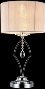 Maytoni modern asztali lámpa miraggio fehér króm mymod602-tl-01-n