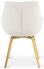 Bézs Bouclé Forgószék MIA