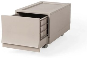 Wave Junior Wood moduláris tárolódoboz kerekekkel43,4 x 27,2 x 22 cm, keskeny - 1 fiók - kerekek