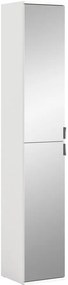 Project X előszobai tükrös gardrób szekrény matt fehér