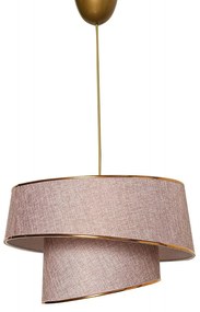 Csillár zsinóron BARETTE 1xE27/60W/230V rózsaszín