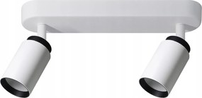 Edo Fali lámpa Spot Malga 2 Duo Led GU10 lámpatest fehér-fekete