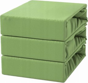Pamut lepedő gumis 90x200 Zöld