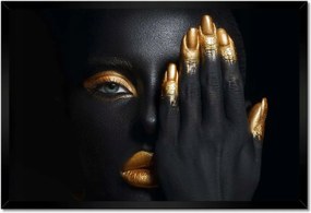 Poszterek keretben 60x40 Arc az arany tenyér alatt