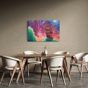 Kép - Hajó űr égbolttal (90x60 cm)