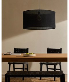 Fekete lámpabúra ø 80 cm Mariela – Kave Home