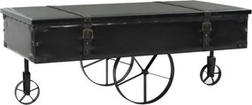 vidaXL MDF és fenyő dohányzóasztal 110 x 55 x 43 cm